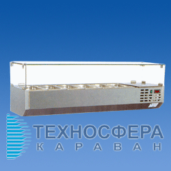 Холодильная витрина-надставка NSCH-2 INOX BOLARUS (Польша)