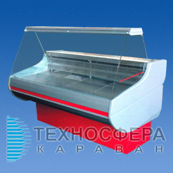 Холодильна вітрина з прямим склом ROSS SIENA 0.9-1.5 ПС